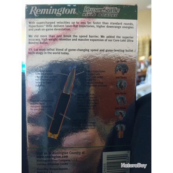 20 Cartouches 300 Win mag remington neuve   core lokt