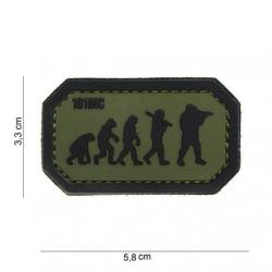 Patch 3D PVC Airsoft Evolution (101 Inc) Noir