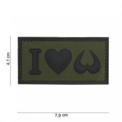 Patch 3D PVC I love Boobies (101 Inc) OD