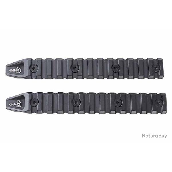 Rail Keymod 6" (Set 2pcs) Noir (Ares)
