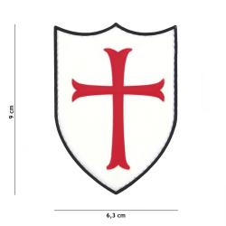 Patch 3D PVC Crusader (101 Inc) Blanc