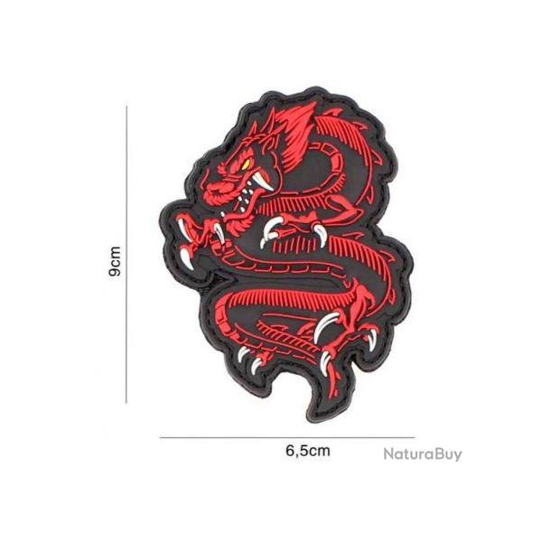 Patch 3D PVC Dragon (101 Inc) Rouge