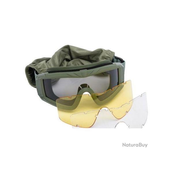Masque "Desert Storm" w/ 3 Verres (S&T) OD Transparent / Jaune / Fum�