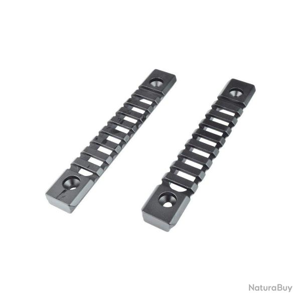 Rail Keymod 9 slots (Set 2pcs) Noir (JSTactical)