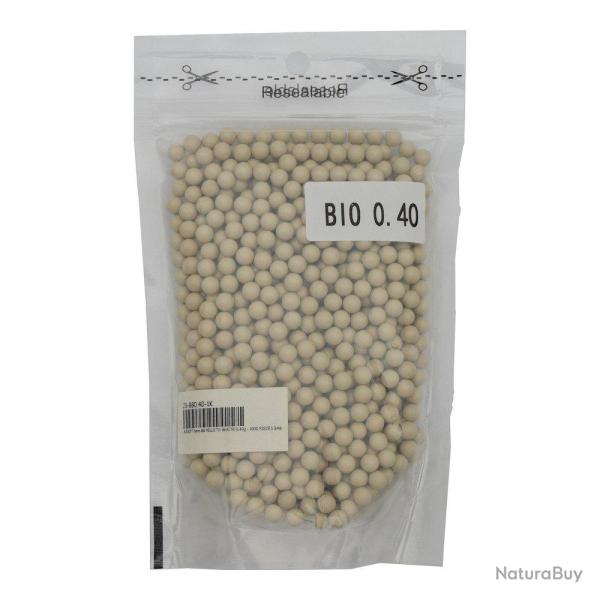 Sachet de 1000 billes Bio (JS Tactical) 0.40 Oui