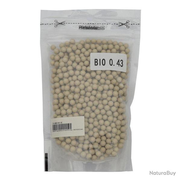 Sachet de 1000 billes Bio (JS Tactical) 0.43 Oui