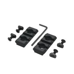Set de rails (x2) Picatinny M-LOK 3 slots (DragonPro)