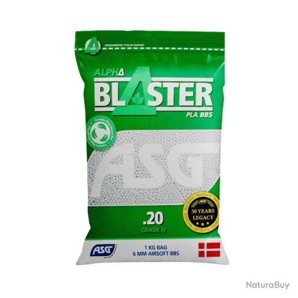 Sachet de 1 Kg de Billes Alpha Blaster (ASG) 0.20 Oui