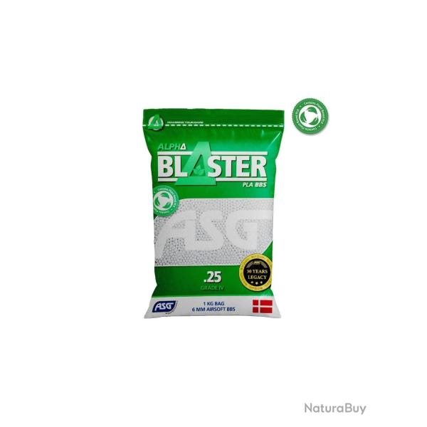 Sachet de 1 Kg de Billes Alpha Blaster (ASG) 0.25 Oui