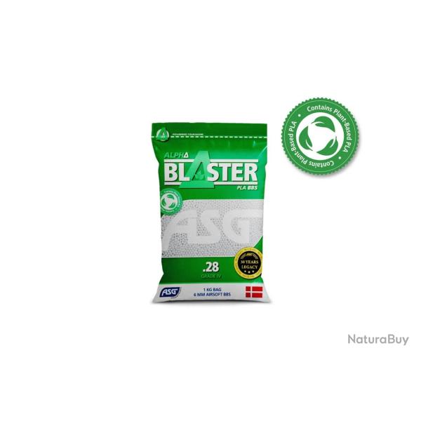 Sachet de 1 Kg de Billes Alpha Blaster (ASG) 0.28 Oui