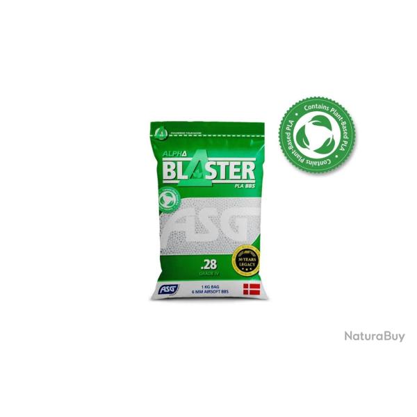 Sachet de 1 Kg de Billes Alpha Blaster (ASG) 0.28 Oui