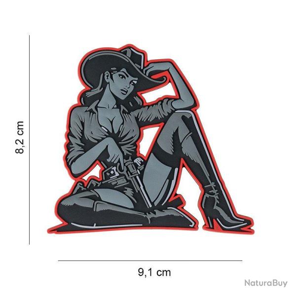 Patch 3D PVC Cowgirl (101 Inc)