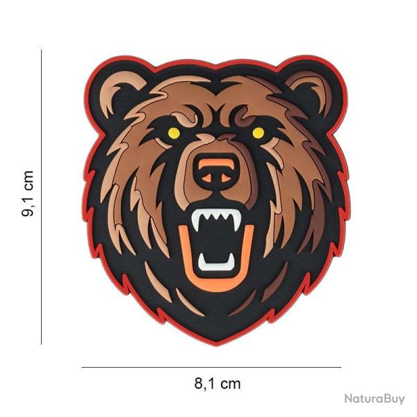 Patch 3D PVC Ours Grizzly (101 Inc)