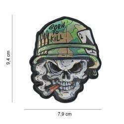 Patch 3D PVC Skull Vietnam (101 Inc)