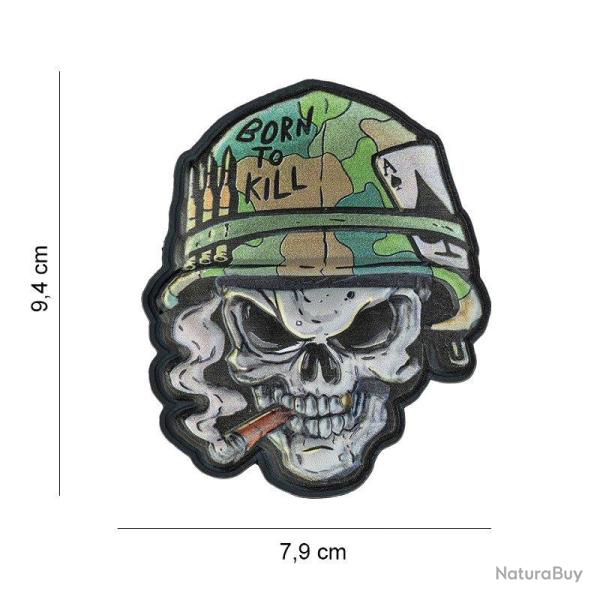 Patch 3D PVC Skull Vietnam (101 Inc)