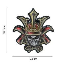 Patch 3D PVC Skull Samurai (101 Inc)