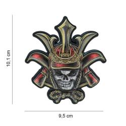Patch 3D PVC Skull Samurai (101 Inc)