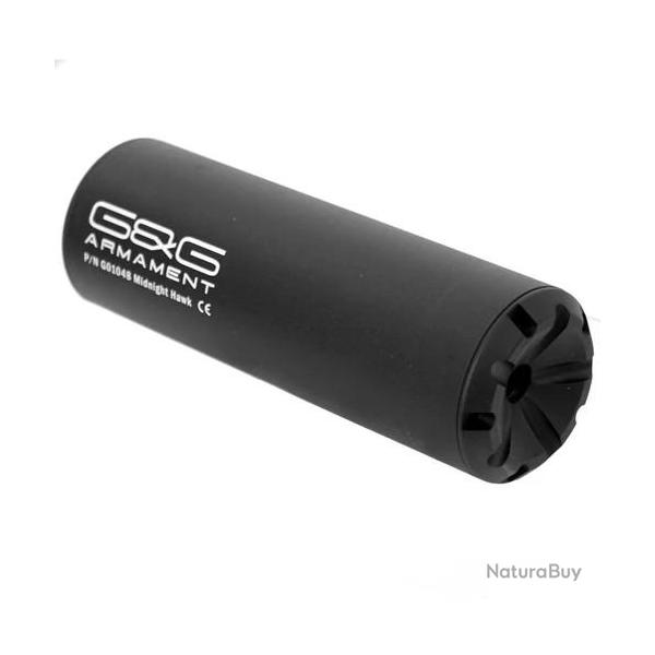 Silencieux Traceur Midnight Hawk 135x40mm (G&G) Noir