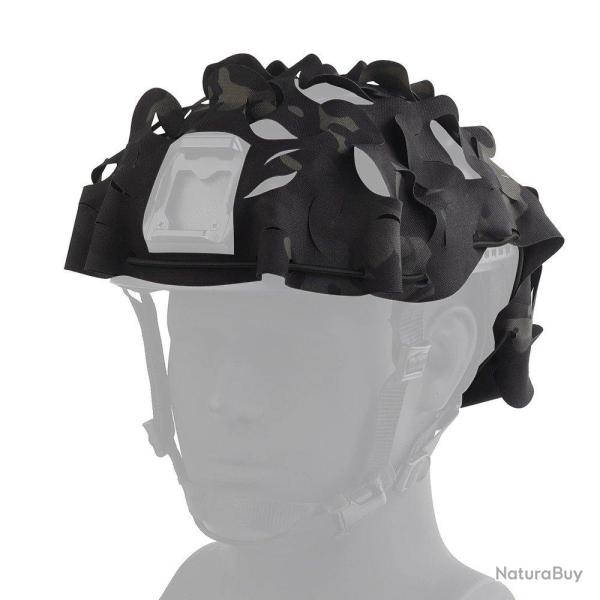 Couvre Casque Universel Laser cut (S&T) Multicam Black