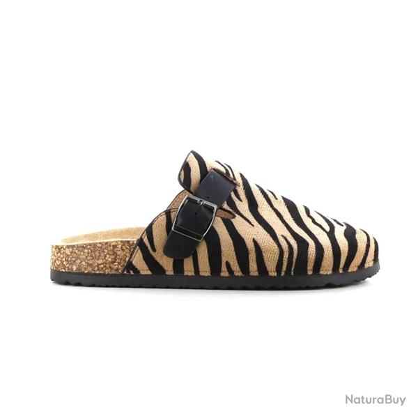 Sabots Femme Z�br�s - Style Unique et Confortable 36