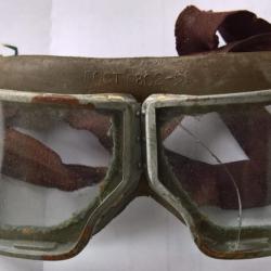 Lunettes pilote de char Russe M38 dat&eacute;e 61