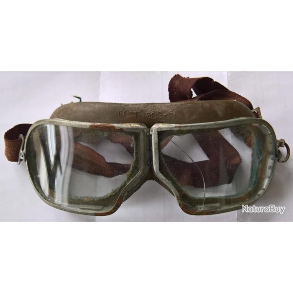 Lunettes pilote de char Russe M38 dat�e 61