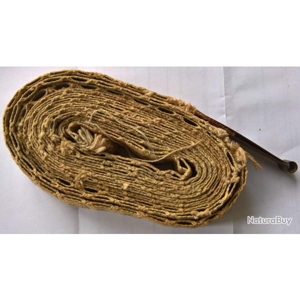 Bande tissus pour mitrailleuse Browning calibre 30 US WW2