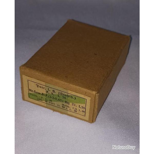 Boite munitions Mauser 98K vide WW2 collection 2