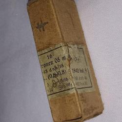 Boite vide 9mm p38 p08 allemand 39/45 collection 1942