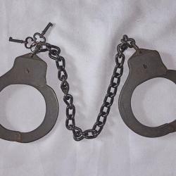 Menottes entrave MP US Army WW2 military Police 39/45