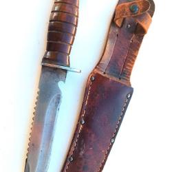 Couteau US seconde guerre EGW dent de scie
