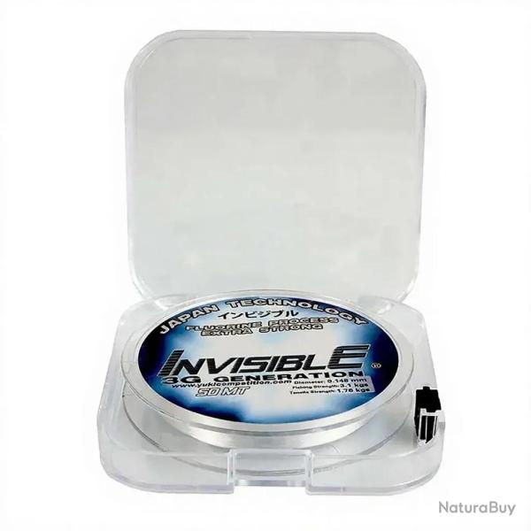 Fil nylon YUKI Invisible 3G generation 50m � 0.10mm
