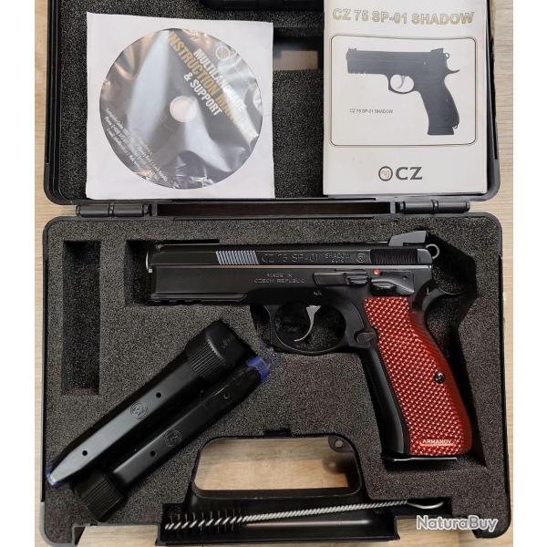 Pistolet CZ mod. SP-01 Shadow - Cal. 9x19 - Mallette, 3 chargeurs (Occasion)