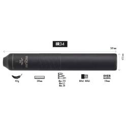 MODERATEUR DE SON BROWNING IRIDIUM IR34 - cal: 6,5mm - 6,5 PRC MAX M14X1LH