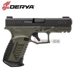 Pistolet DERYA DY9 avec Optic Ready Cal 9x19 Noir/Vert