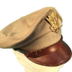 Casquette officier &eacute;t&eacute; USAAF crusher   WW2