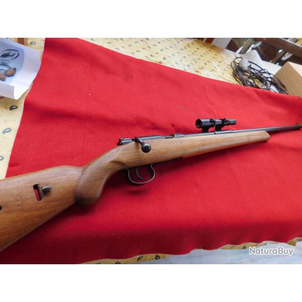 carabine DSM 34 fabriqu�e par mauser equip�e d' une ZF 41 cal 22lr