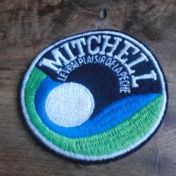 &eacute;cusson  tissu brod&eacute;e plaisir de la peche mitchell