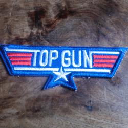&eacute;cusson  tissu brod&eacute;e thermocollant top gun