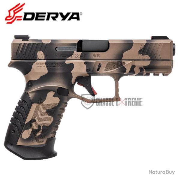 Pistolet DERYA DY9 avec Optic Ready Cal 9x19 Camo