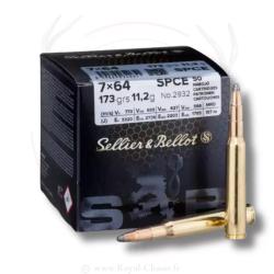 50 balles SPCE Cal.7X64 173Grs S&B