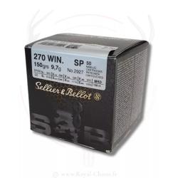50 balles SP VRAC Cal.270 WIN 150Grs S&B