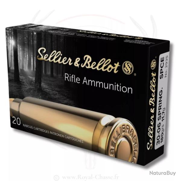 20 balles SPCE Cal.30-06 180Grs S&B