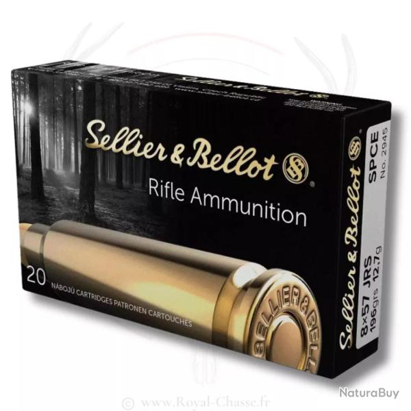 20 balles SPCE Cal.8x57JRS 196Grs S&B