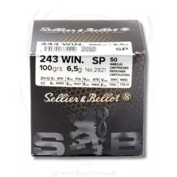 50 balles SP Cal.243Win 100Grs S&B