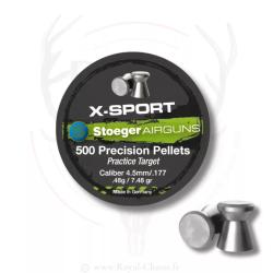 500 plombs X-SPORT Cal. 4.5mm 0.48 gr STOEGER
