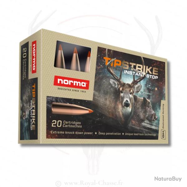 20 balles TIPSTRIKE Cal. 8X68 S 180 GRS NORMA