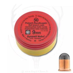 50 balles rondes Cal.9mm Flobert RWS