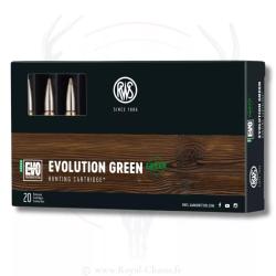 20 balles EVO GREEN Cal. 8X57 JRS 139 GRS RWS