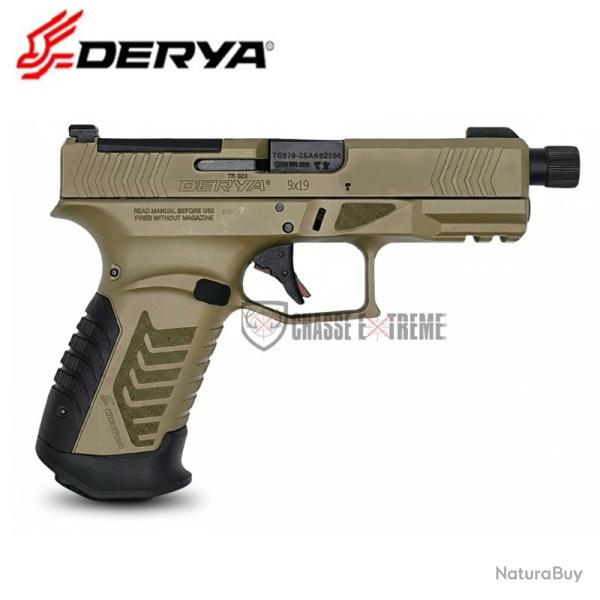 Pistolet DERYA DY9 Filet� Optic Ready Cal 9x19 Fde